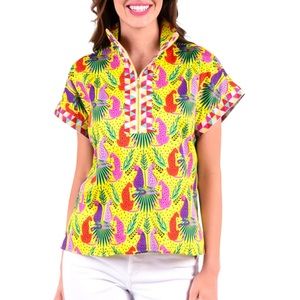 NEW WITH TAGS Emily McCarthy Poppy Pullover Peekaboo Top S